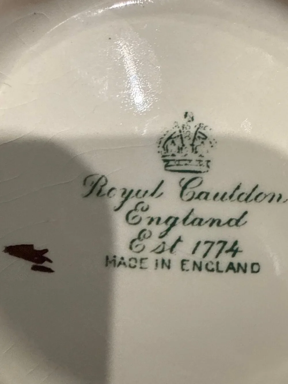 Vintage ROYAL CAULDON Creamer  Bittersweet Pattern Made in  England